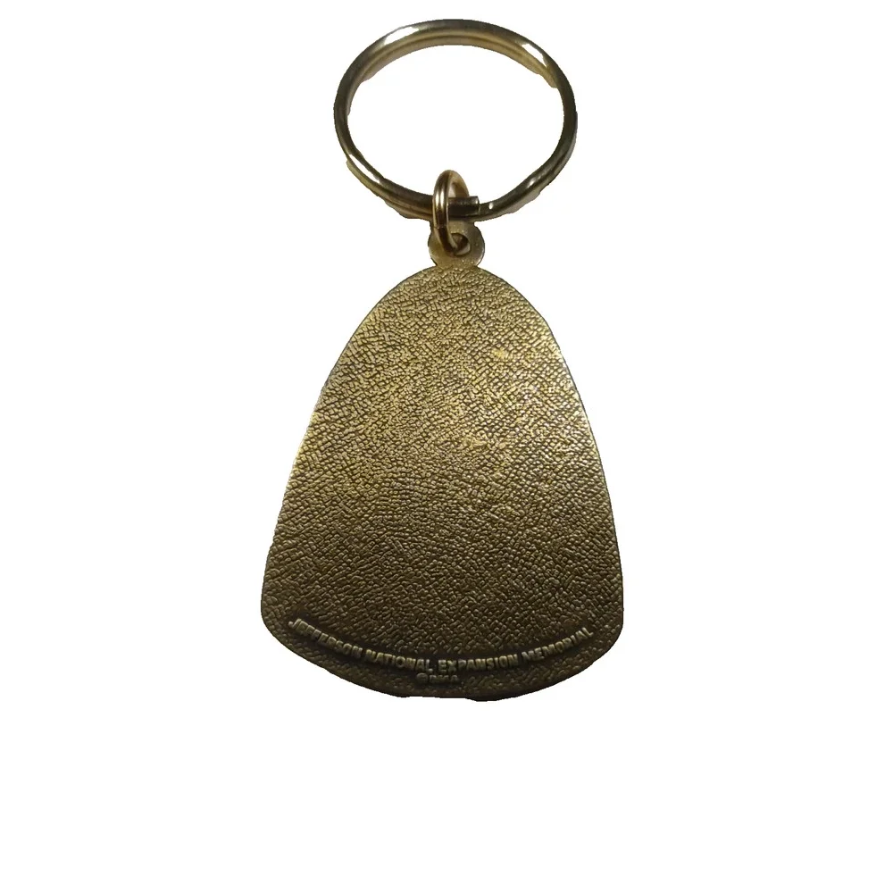 Saint Louis Gate Way To The West Brass Keychain Jefferson National Expansion...